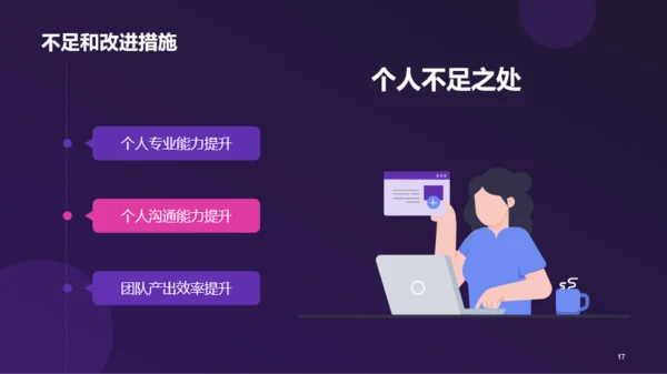 紫色互联网科技企业通用工作总结PPT