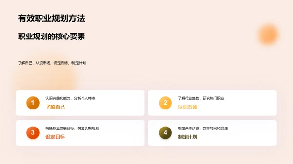 职业生涯策略