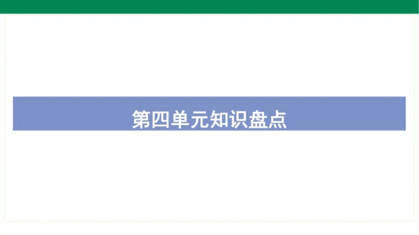 统编版语文二年级上册期中复习单元知识盘点  课件
