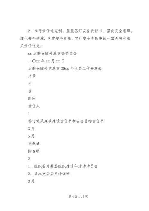 新的一年后勤保障处党总支工作计划.docx