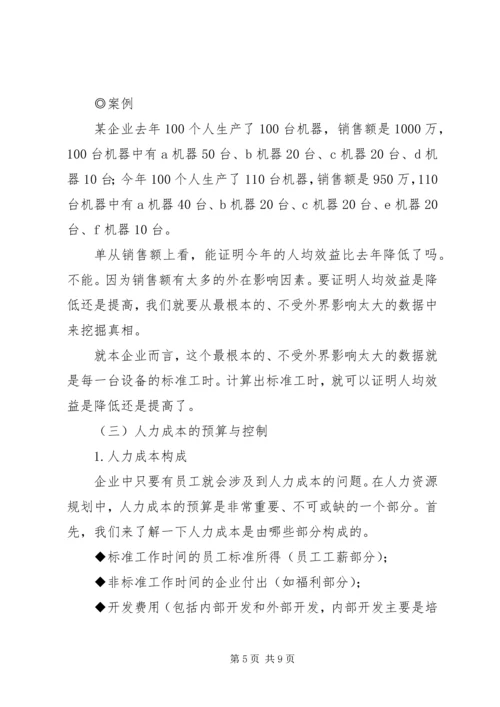 年度人力资源计划.docx