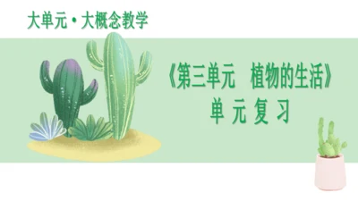 第三单元 植物的生活（单元复习课件）2023-2024学年七年级生物上册同步精品课件（人教版）(共3