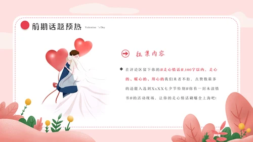 214情人节相亲表白告白求爱婚礼活动策划PPT