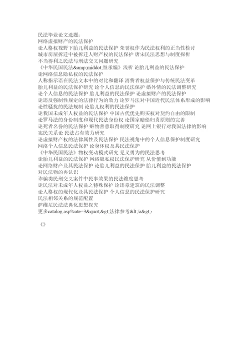 2022民法论文题目.docx