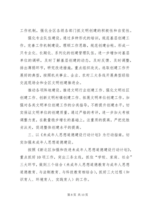 文明办工作计划.docx