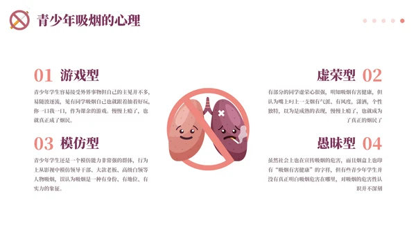 校园无烟日主题班会通用PPT