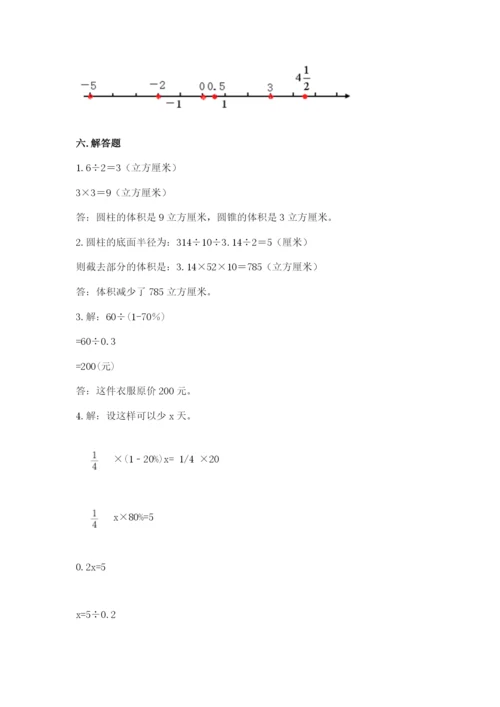 小升初数学期末测试卷精品【实用】.docx