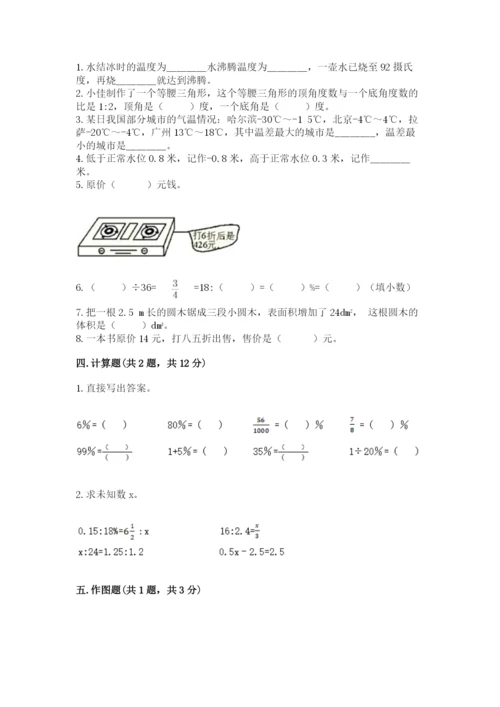 北京版小学六年级下册数学期末综合素养测试卷及一套完整答案.docx