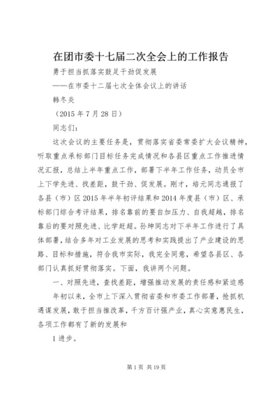 在团市委十七届二次全会上的工作报告 (3).docx