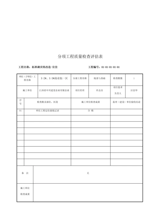 分项工程验收记录.docx