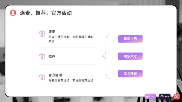 紫色水彩简约商务直播培训PPT课件