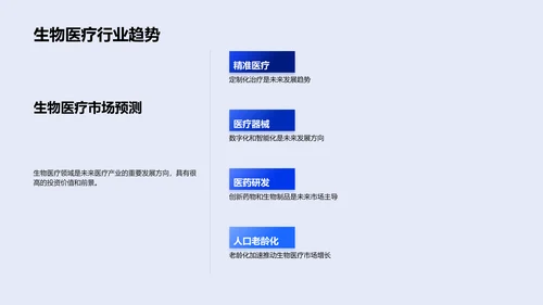 生物医疗研发汇报PPT模板