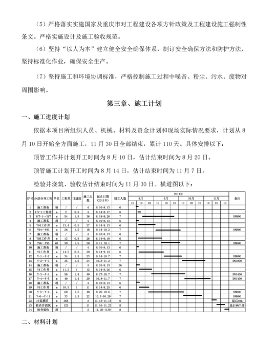 排水污水管网顶管综合标准施工专业方案专家论证.docx