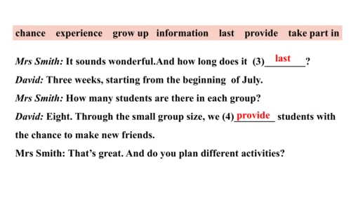 Module 7 Unit 3  Language in use课件2023-2024学年度外研版英