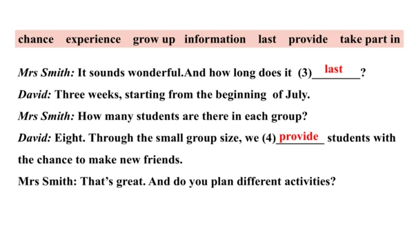Module 7 Unit 3  Language in use课件2023-2024学年度外研版英