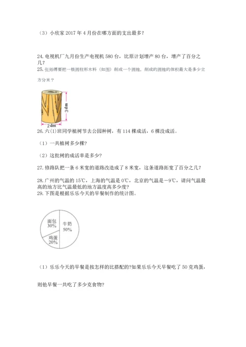 六年级小升初数学应用题50道带解析答案.docx