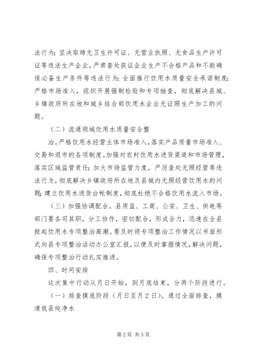 饮用水质量安全专治行动方案.docx