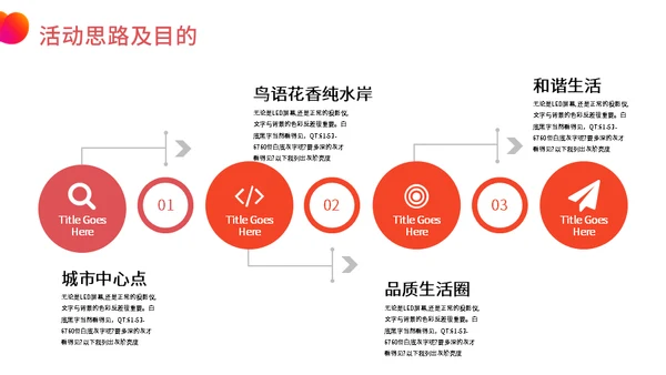 构建奢华时尚生活春季暖场活动通用PPT模板