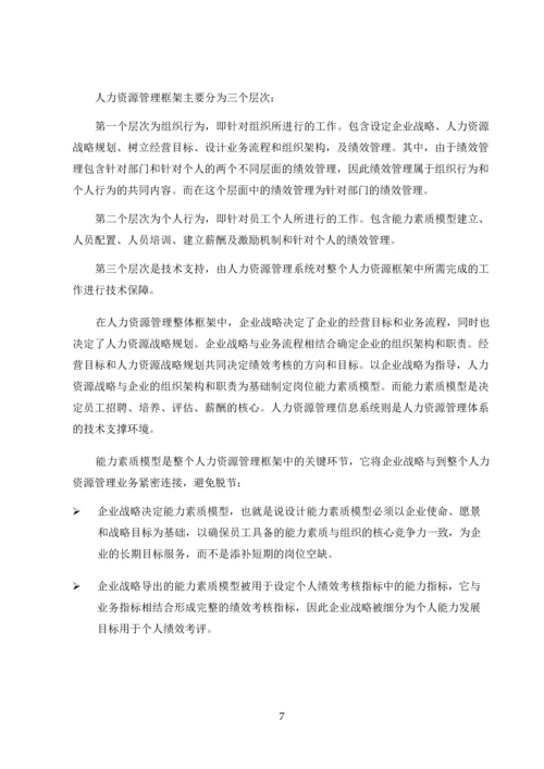 XX公司能力素质模型手册.docx