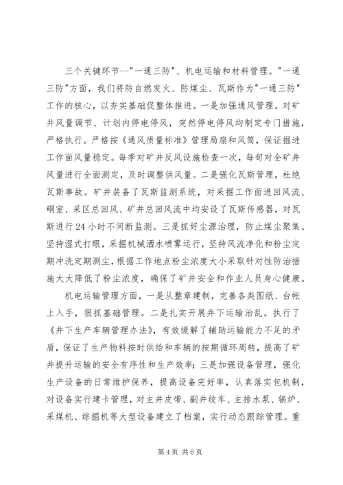 公司安全质量标准化经验交流材料.docx