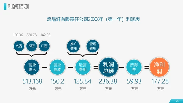 财富商业项目计划书PPT模板