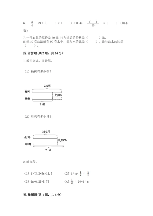 韶关市小升初数学测试卷带答案.docx