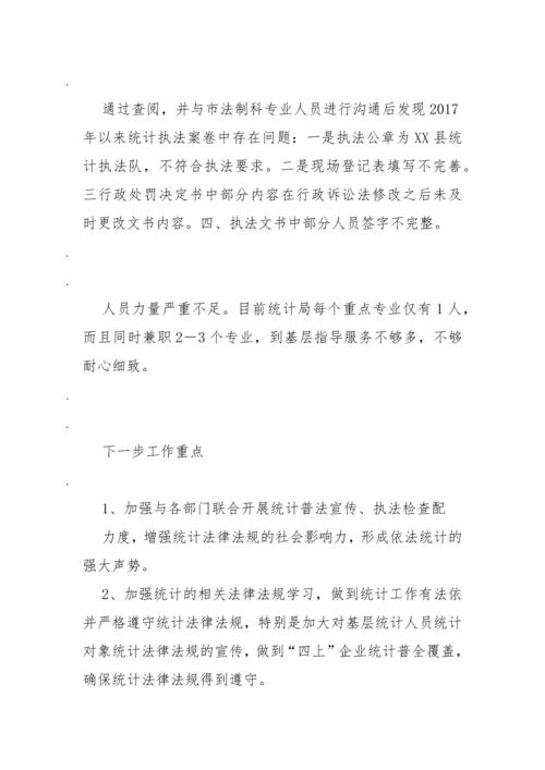 【自查报告】县统计工作及统计造假不收手不收敛问题专项纠治工作自查报告.docx