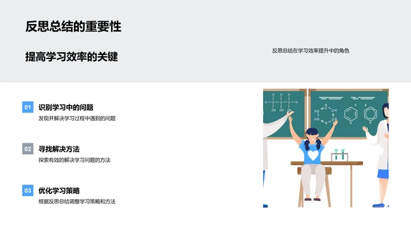 学期课程效能分享PPT模板