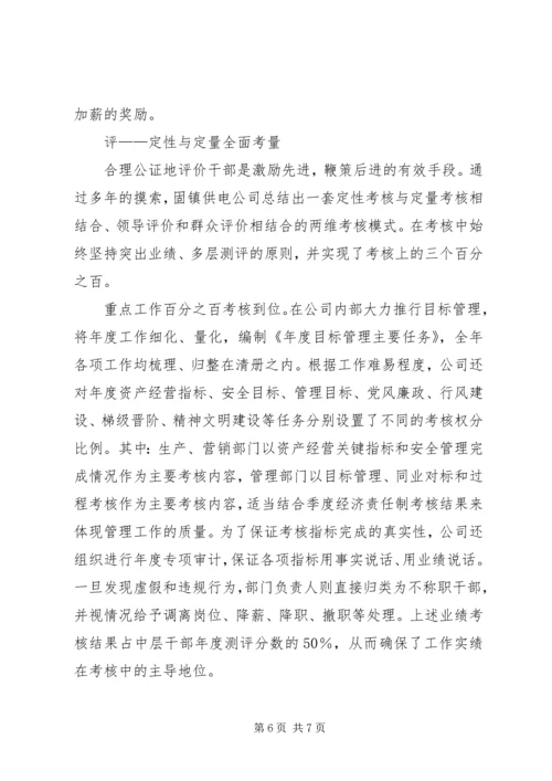 供电公司干部队伍建设经验交流材料 (5).docx