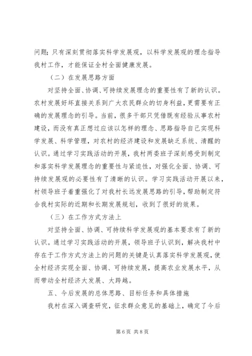 村党支部分析检查报告范文.docx