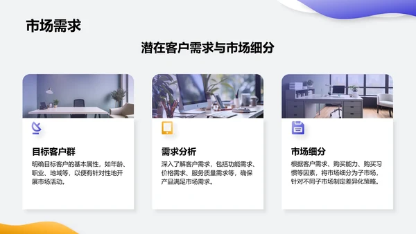 紫色简约风通用行业商业计划书PPT模板