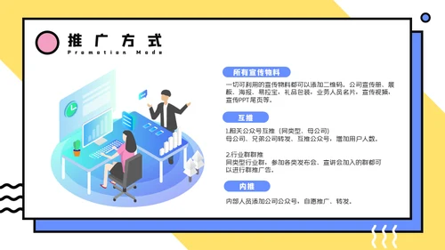 微信公众号推广方案通用PPT模板