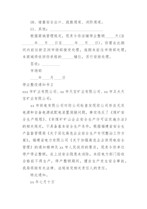 停业整改通知书.docx