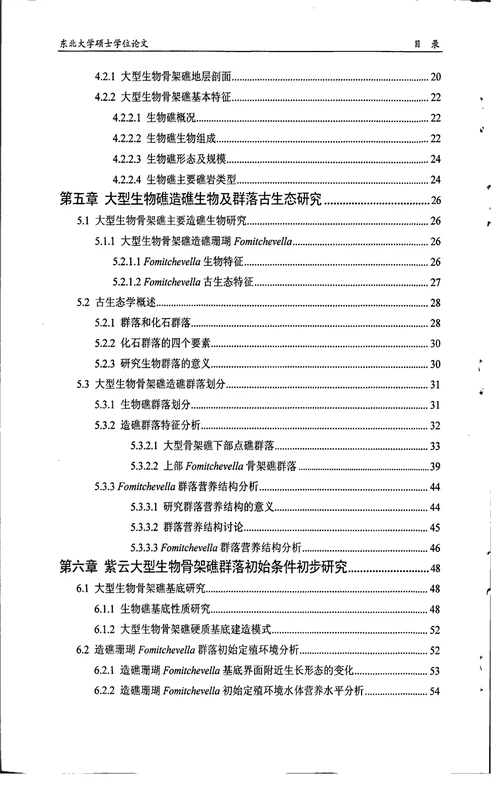 贵州紫云猴场晚石炭世大型生物骨架礁研究矿产普查与勘探专业论文