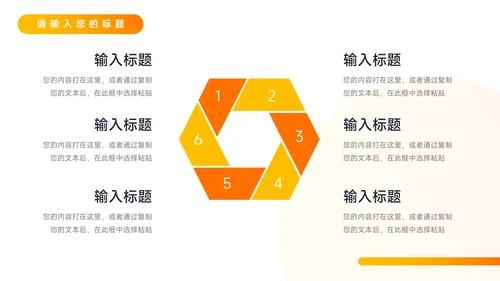 黄色渐变实用学习汇报模板PPT模板