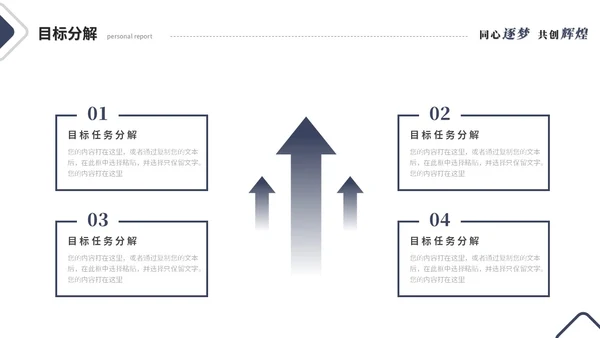 简约线条个人晋升述职报告工作汇报工作总结自我介绍ppt模板