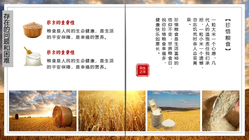 大粮仓粮食丰秋通用PPT模板