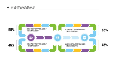 卡通儿童牙齿保健预防保护口腔健康PPT模板
