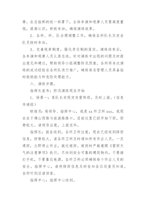 防洪防汛应急演练方案.docx