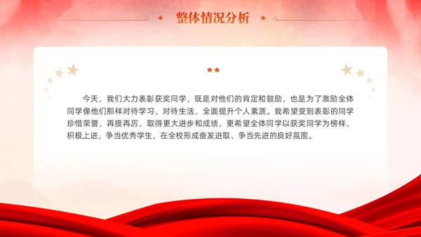 期中考试表彰大会优秀班集体表彰大会主题班会党课活动通用PPT期中