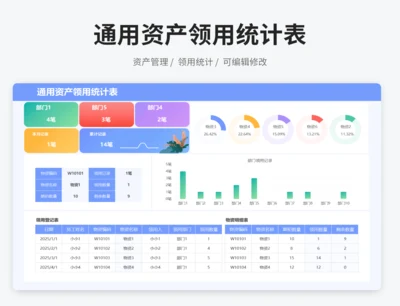 通用资产领用统计表