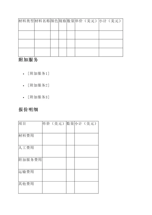 美国史丹利橱柜报价单