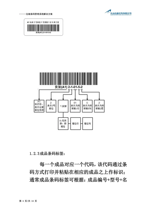 仓储条码管理系统解决方案