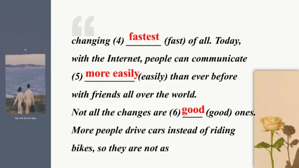 Module3 life and then Unit 3 Language in use  课件(共