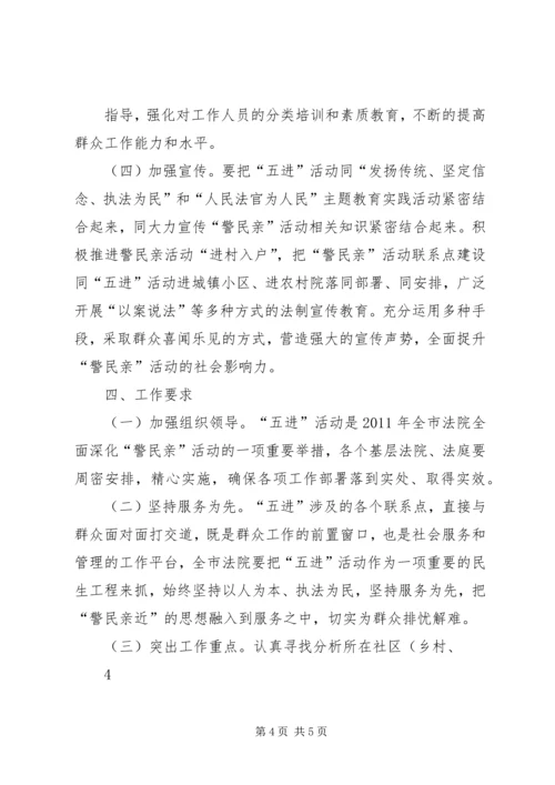 五进活动实施方案.docx