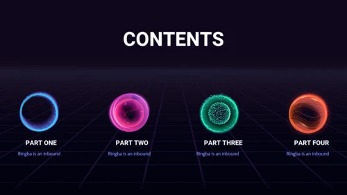 高端炫酷动感科技风科幻星球通用PPT模板