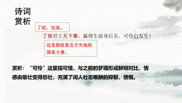第12课《破阵子·为陈同甫赋壮词以寄之》课件(共24张PPT)