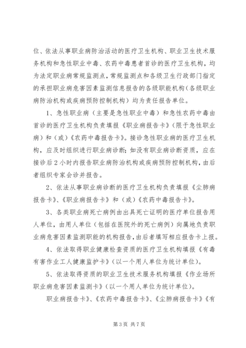 职业病监测报告方案.docx