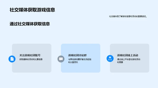 游戏社团，我们的舞台