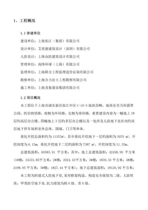 人防关键工程综合施工专题方案.docx